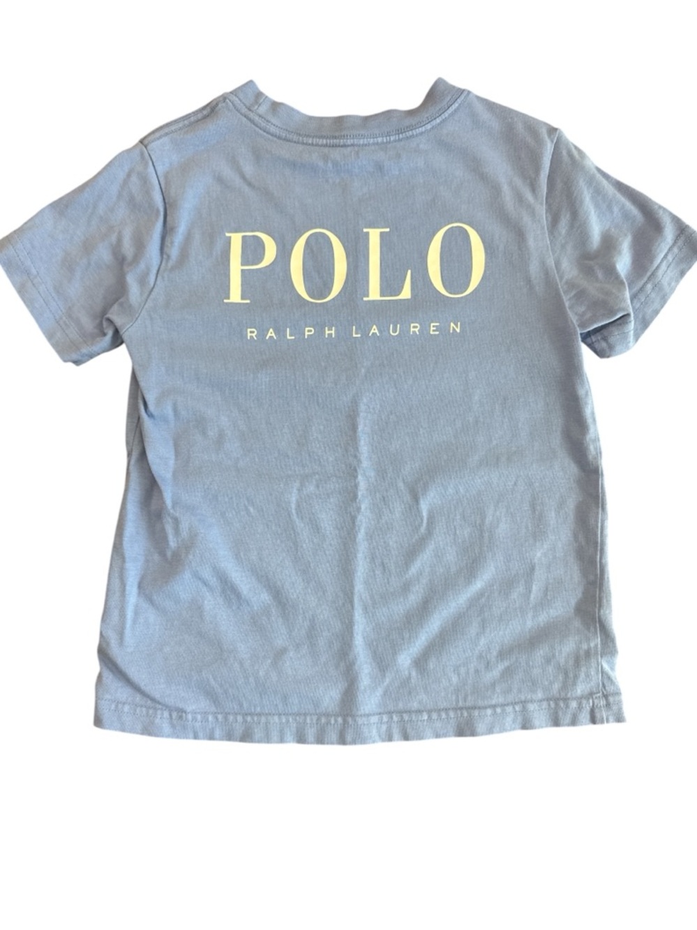 Polo Ralph Lauren Blue Short Sleeve Graphic Tee 100% Cotton Boys’ 4